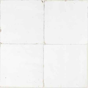 Coconut zellige - carreaux de zellige blanc neige