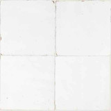 Coconut zellige - carreaux de zellige blanc neige