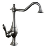 Gaspar - Robinet de lavabo rétro argenté