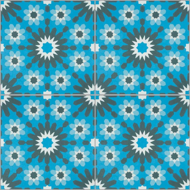 Blanc - płytki cementowe