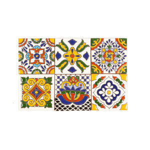 Sergio - patchwork z płytek ceramicznych - 30 sztuk