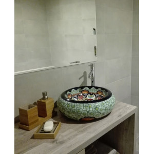 Juanetta - Umywalka  ceramiczna nablatowa