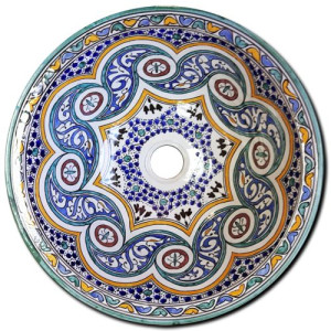 Osuna - marokańska umywalka ceramiczna