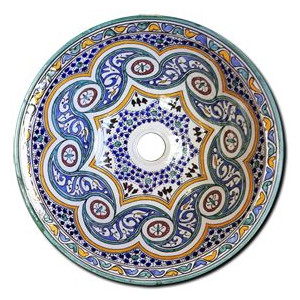 Osuna - marokańska umywalka ceramiczna