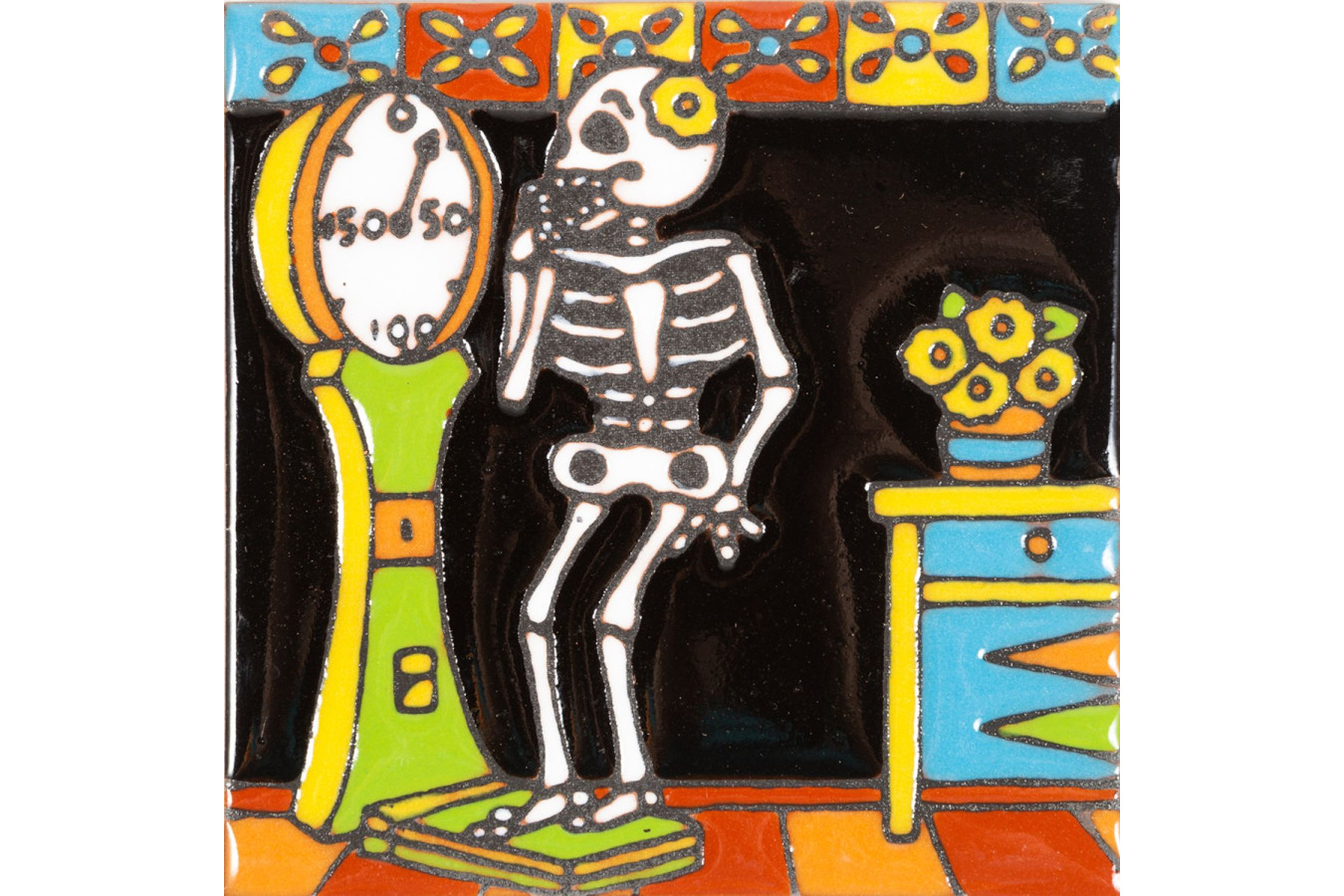 Libra - Seria Catrina - płytka ceramiczna z Meksyku