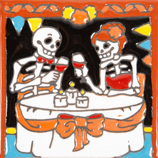 Aniversario - Seria Catrina – Meksykańska płytka ceramiczna