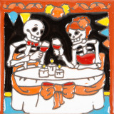 Aniversario - Seria Catrina – Meksykańska płytka ceramiczna