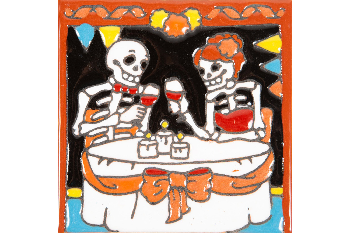 Aniversario - Seria Catrina – Meksykańska płytka ceramiczna