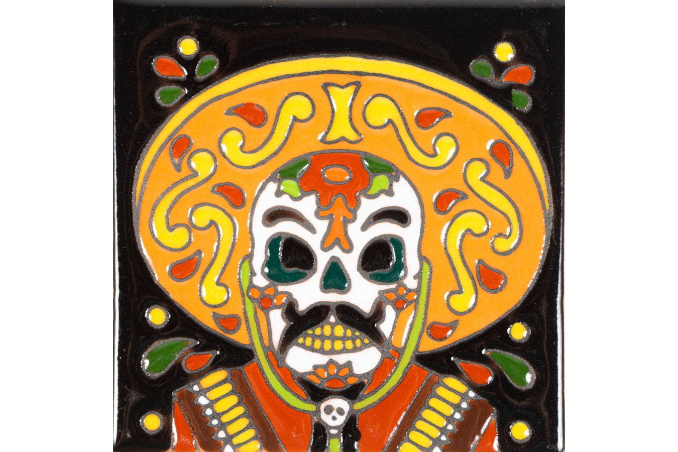 Catrina 2 -  Meksykańska płytka ceramiczna