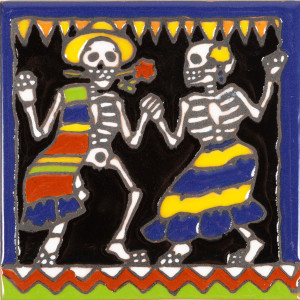 Baile - Seria Catrina - ręcznie robione płytki Talavera