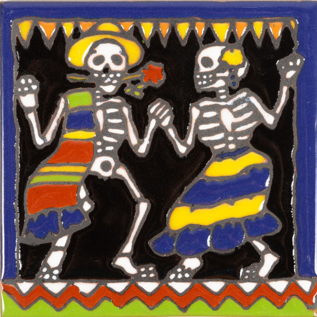 Baile - Seria Catrina - ręcznie robione płytki Talavera