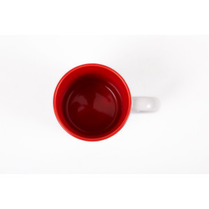 Kubek kolorowy wzór- pomarańczowy 300 ml