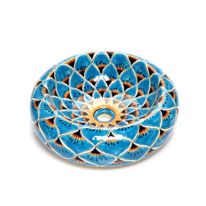 Azura - lavabo mexicain turquoise