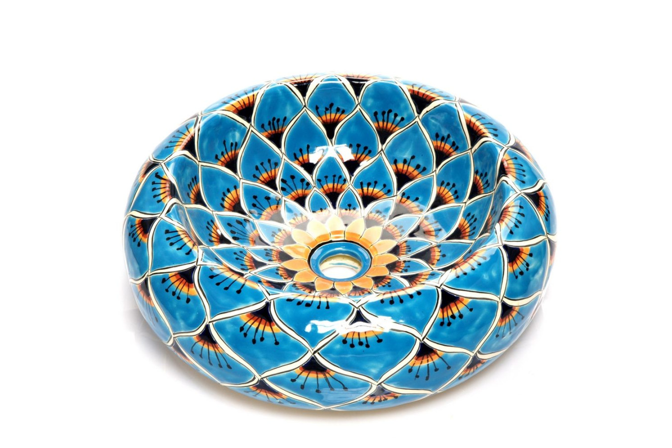 Azura - lavabo mexicain turquoise