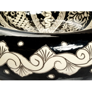 Atalaya - Lavabo à poser noir mexicain
