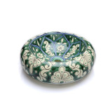Baila - lavabo mexicain peint en vert