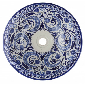 Anmara - Lavabo en céramique marocaine