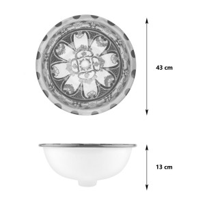 Lorena - Meksykańska umywalka ceramiczna