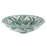 Baila - Lavabo vert Talavera