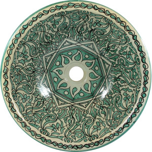 Hamza - ceramiczna umywalka z Maroka