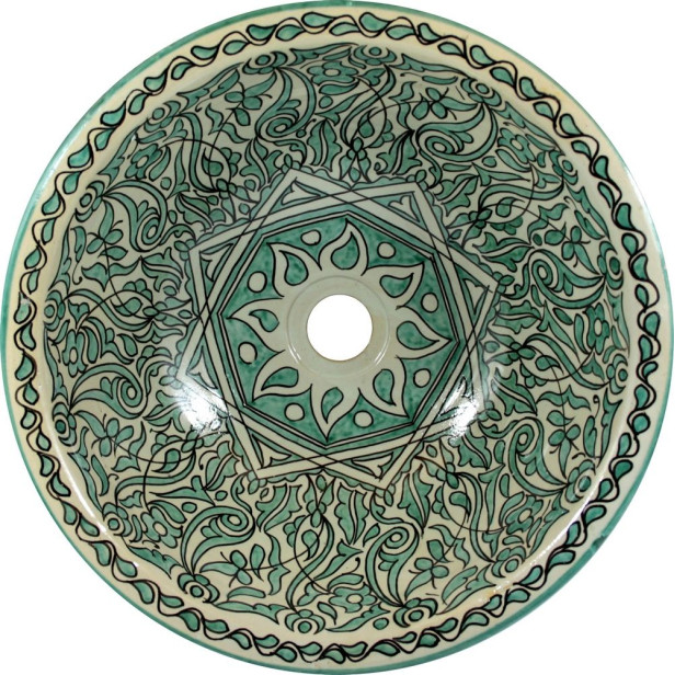 Hamza - ceramiczna umywalka z Maroka
