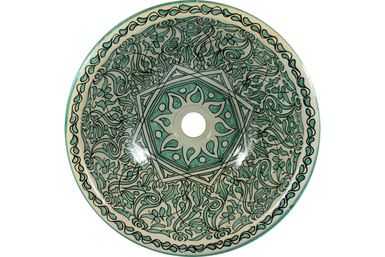 Hamza - ceramiczna umywalka z Maroka