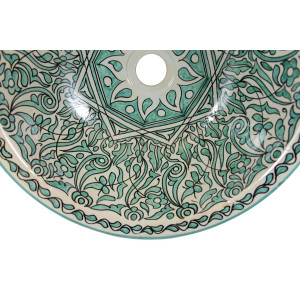 Hamza - ceramiczna umywalka z Maroka