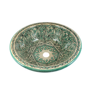 Hamza - ceramiczna umywalka z Maroka