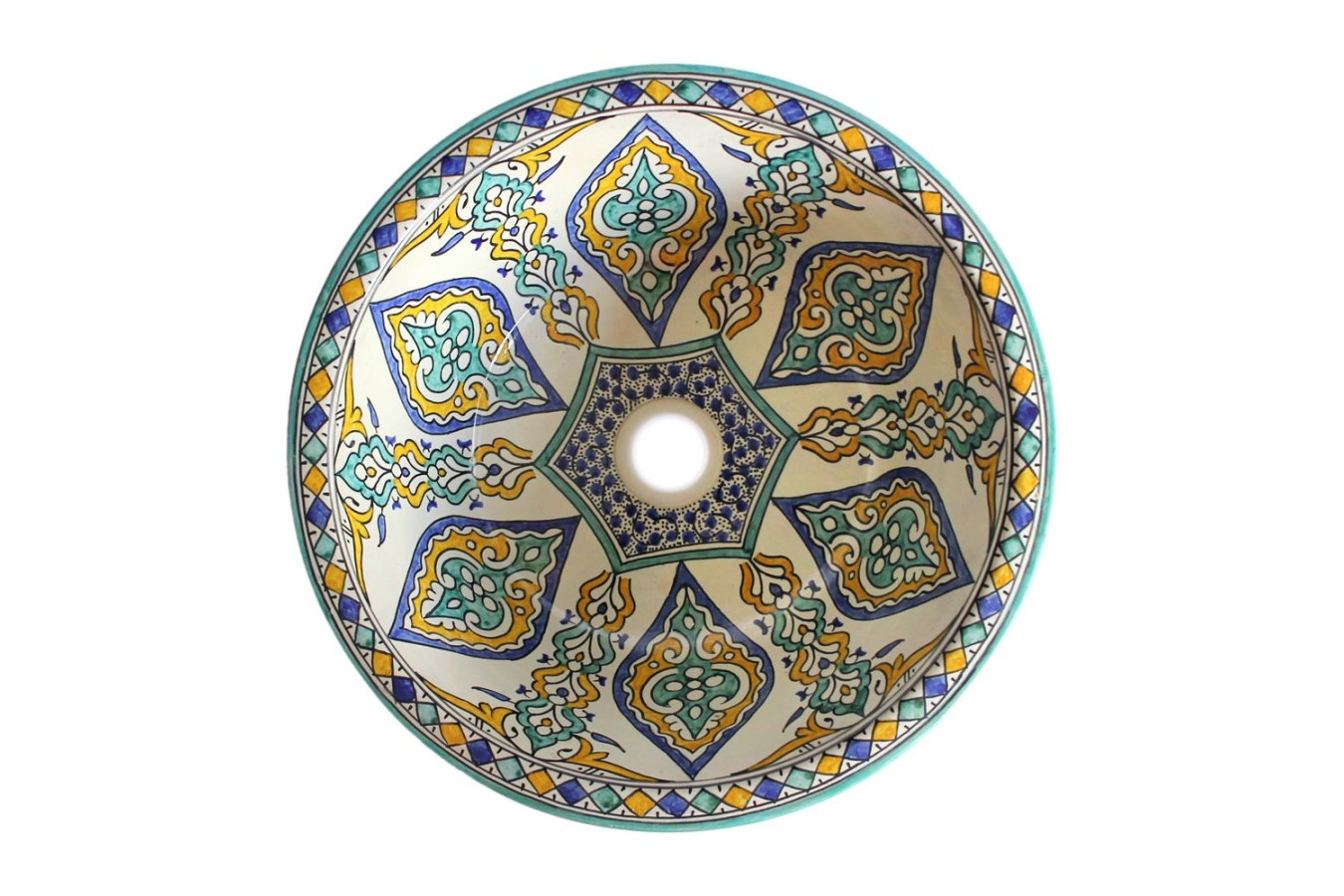 Soudiba - wzorzysta umywalka z Maroka