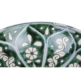 Baila - lavabo mexicain peint en vert