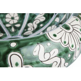 Baila - lavabo mexicain peint en vert