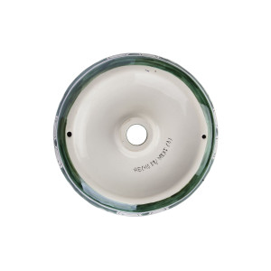 Baila - lavabo mexicain peint en vert