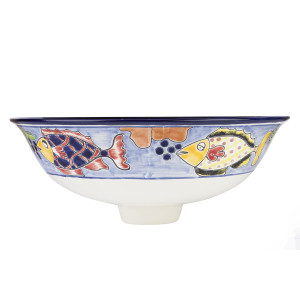 Delmar  - Umywalka  ceramiczna nablatowa