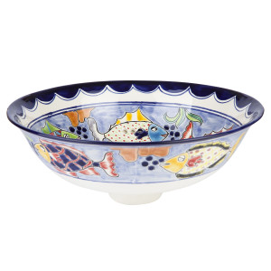 Delmar  - Umywalka  ceramiczna nablatowa
