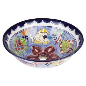 Delmar  - Umywalka  ceramiczna nablatowa