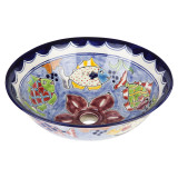 Delmar  - Umywalka  ceramiczna nablatowa