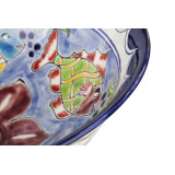 Delmar  - Umywalka  ceramiczna nablatowa
