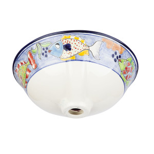 Delmar  - Umywalka  ceramiczna nablatowa