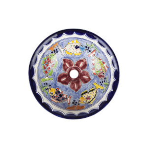 Delmar  - Umywalka  ceramiczna nablatowa
