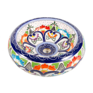 Victoria - ceramiczna umywalka zdobiona