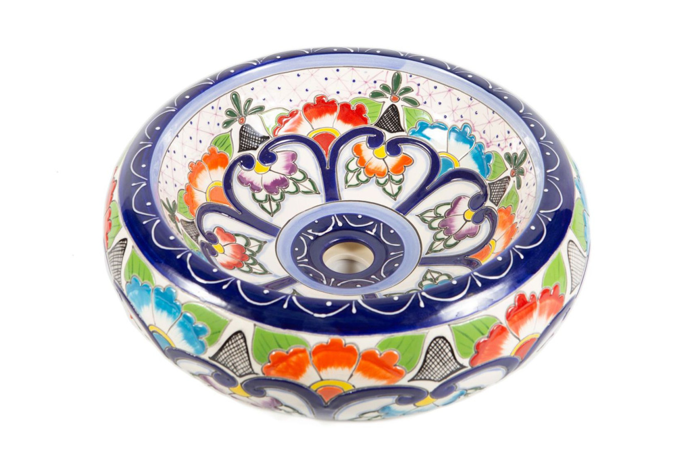 Victoria - ceramiczna umywalka zdobiona