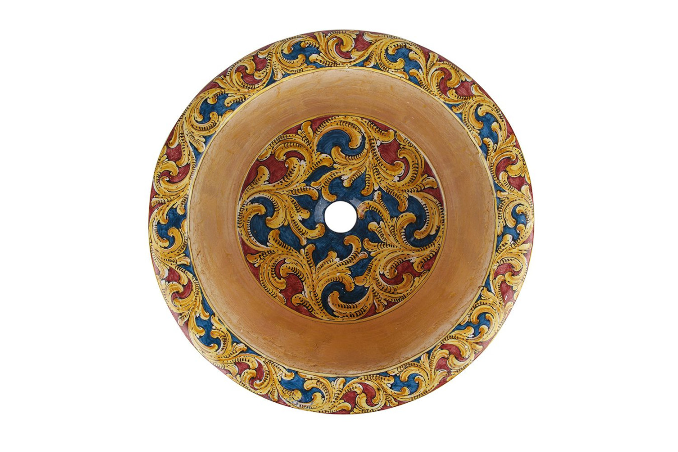 Antico - okrągła umywalka ceramiczna z Włoch