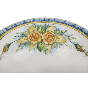 Mazzo di fiori - okrągła umywalka wpuszczana w blat