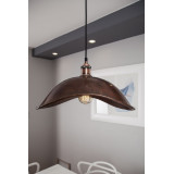 Dátil - ręcznie kuta lampa z Meksyku - czysta miedź