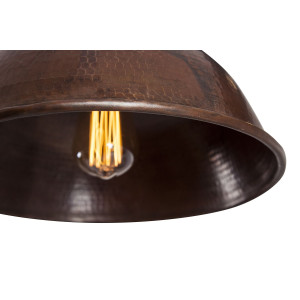 Nuez - ręcznie wykonana lampa z Meksyku - czysta miedź