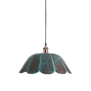 Uchuva - patynowana lampa z Meksyku - czysta miedź