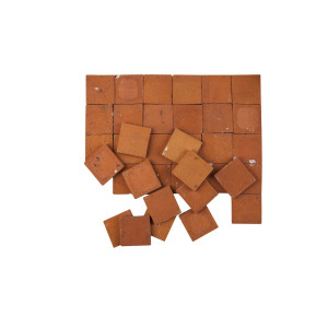 Felipe - patchwork z płytek ceramicznych z reliefem- 30 sztuk