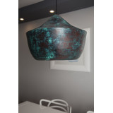 Ciruela - lampa z Meksyku patynowana - czysta miedź