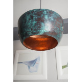 Ciruela - lampa z Meksyku patynowana - czysta miedź