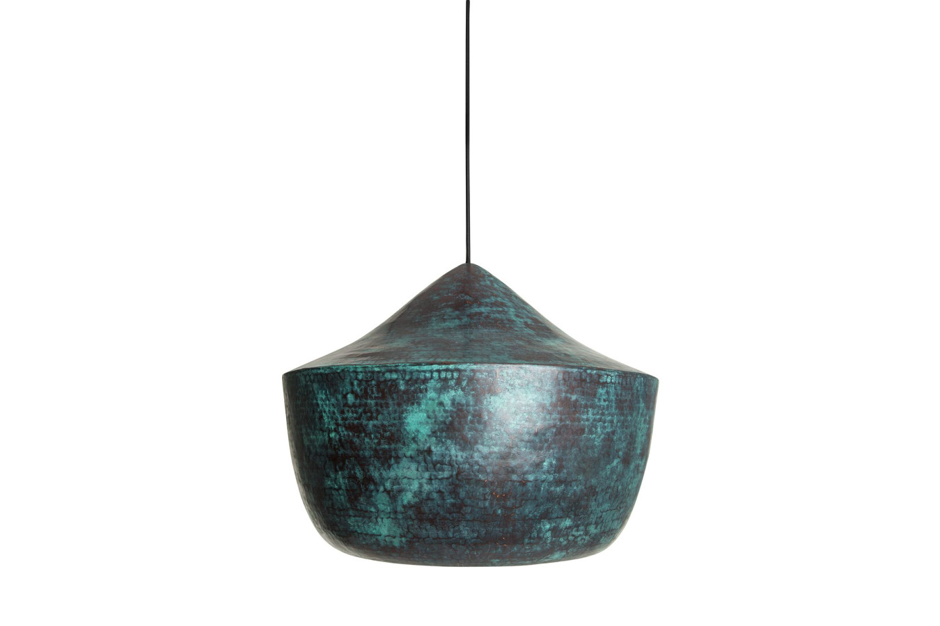 Ciruela - lampa z Meksyku patynowana - czysta miedź